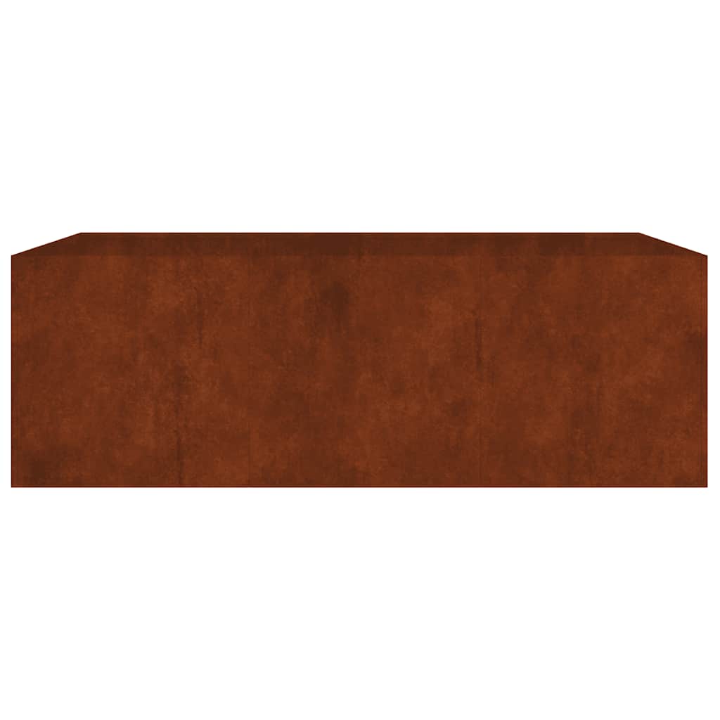 corten acél kerti magaságyás 120x80x40 cm