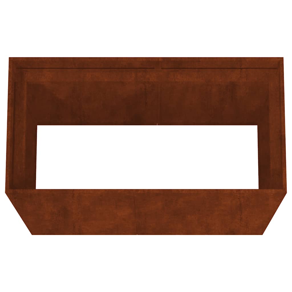 corten acél növénytartó 40x80x80 cm