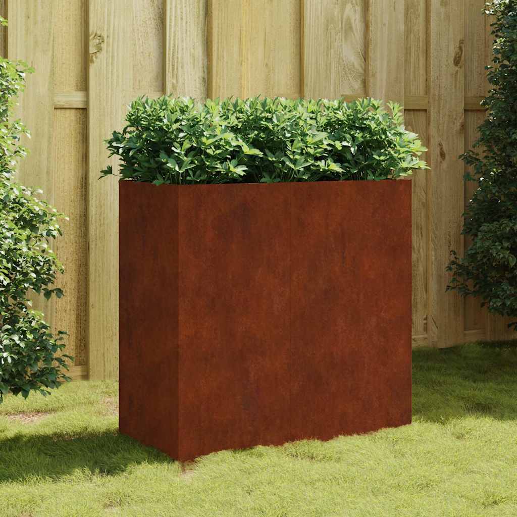 corten acél növénytartó 40x80x80 cm