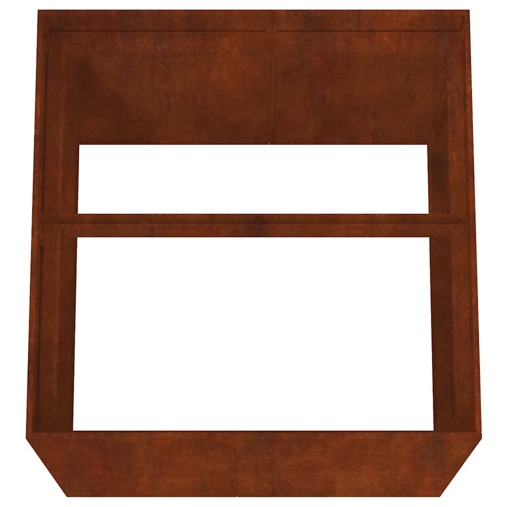 corten acél növénytartó 80x80x80 cm