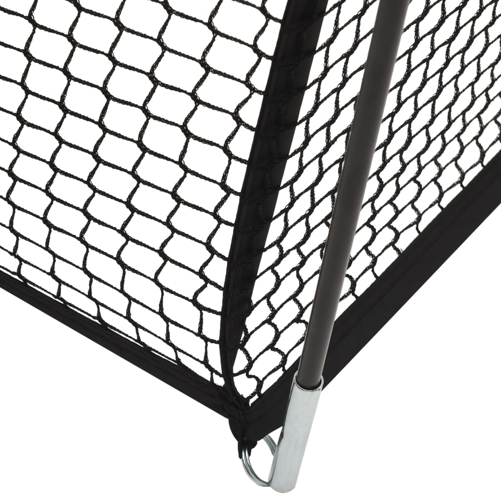 fekete poliészter baseball labdafogó háló 900x400x250 cm