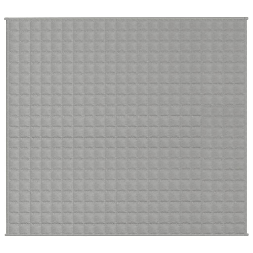 szürke szövet súlyozott takaró 200 x 230 cm 9 kg