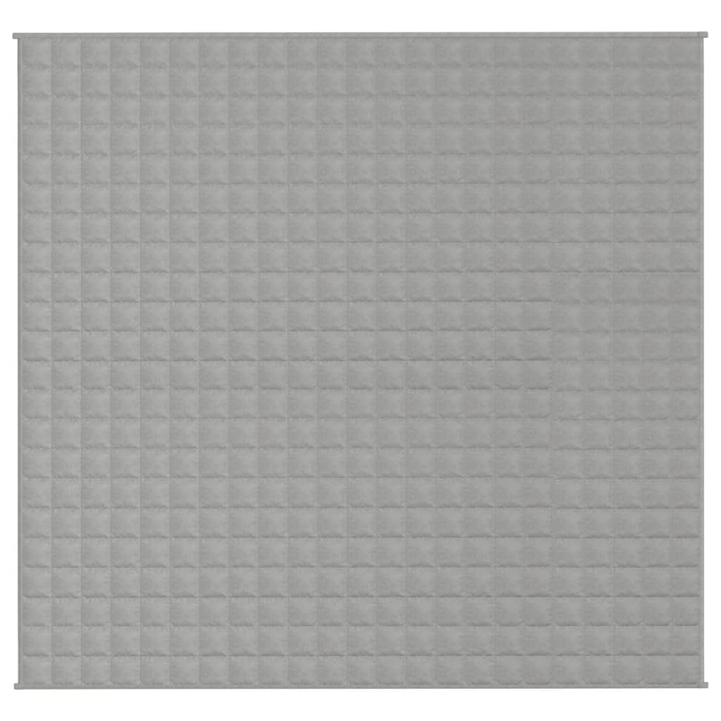 szürke szövet súlyozott takaró 220 x 230 cm 11 kg