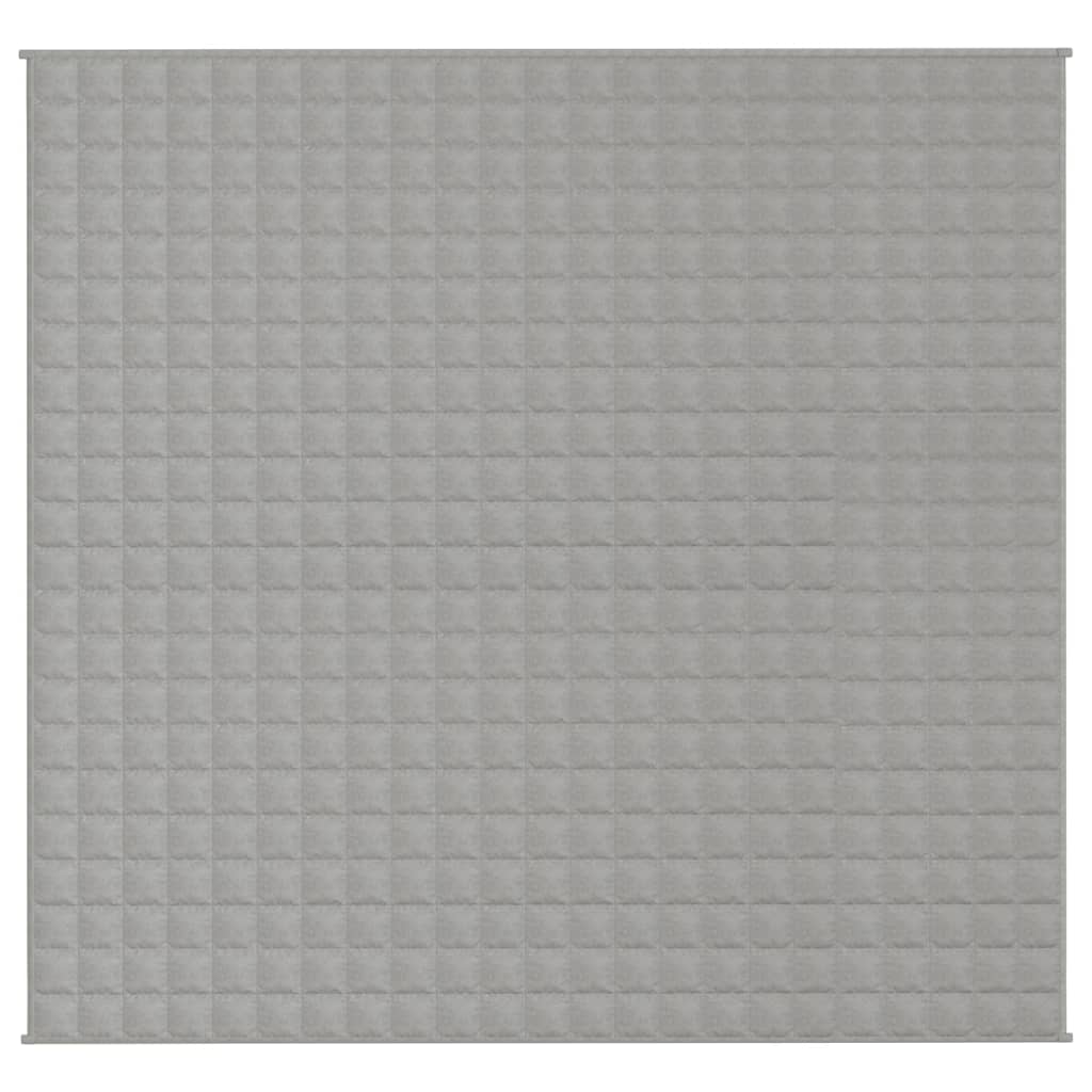szürke szövet súlyozott takaró 220 x 230 cm 15 kg