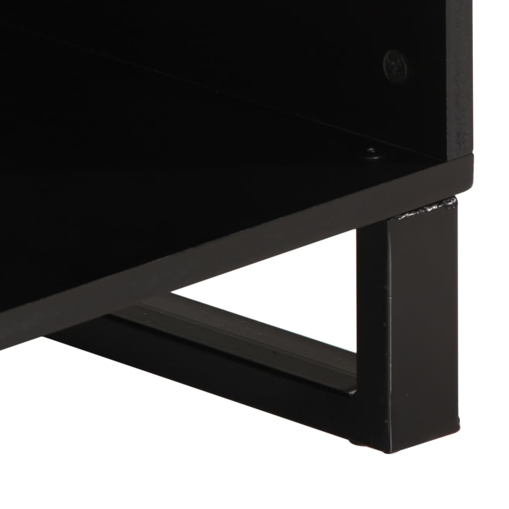 tömör újrahasznosított és szerelt fa TV-szekrény 100x33x46 cm