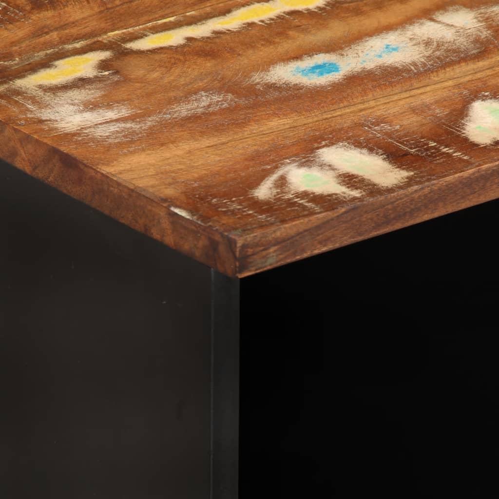 tömör újrahasznosított és szerelt fa TV-szekrény 100x33x46 cm