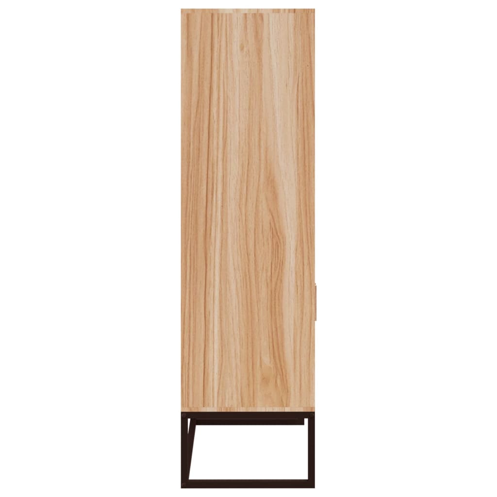 szerelt fa magasszekrény 60x35x125 cm