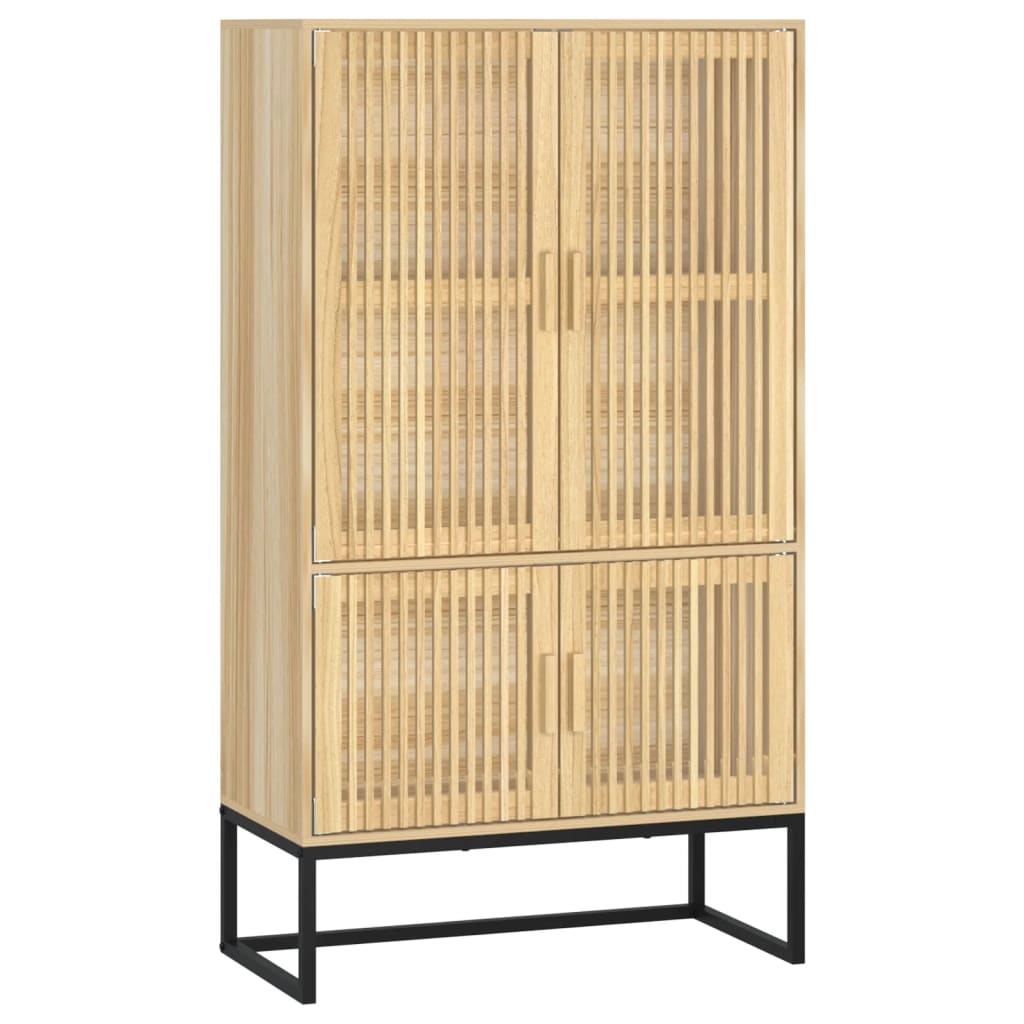 szerelt fa magasszekrény 70x35x125 cm