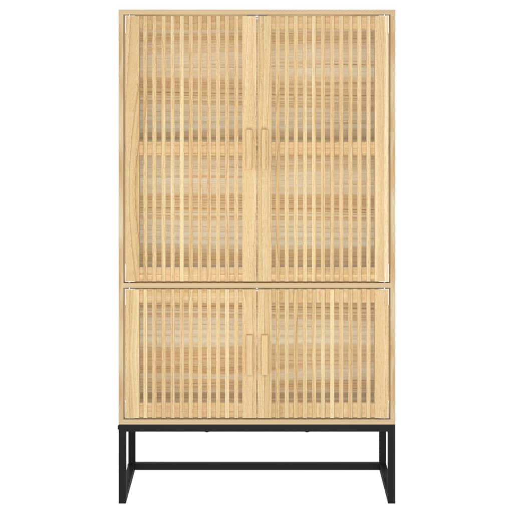 szerelt fa magasszekrény 70x35x125 cm