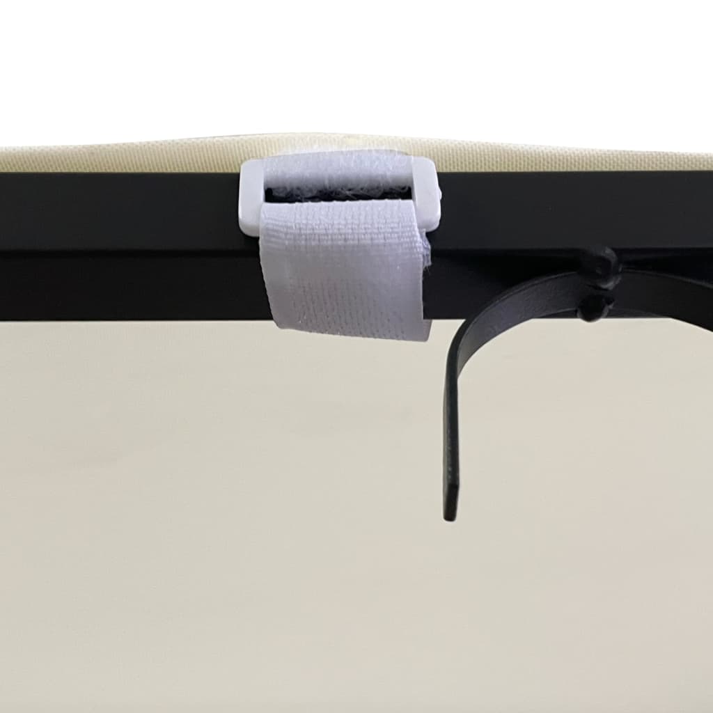 krémszínű szövet és acél pavilon 2 x 2,3 m 180 g/m²