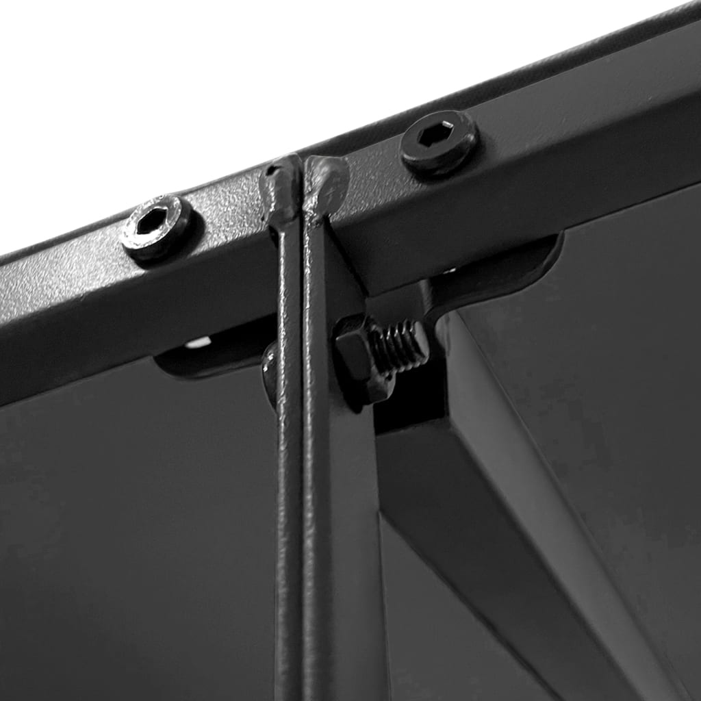 antracitszürke szövet és acél pavilon 2 x 2,3 m 180 g/m²