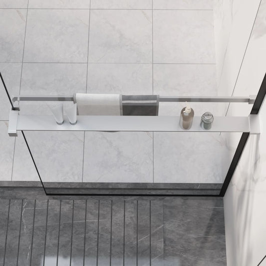króm alumínium zuhanypolc walk-in zuhanyfalhoz 80 cm