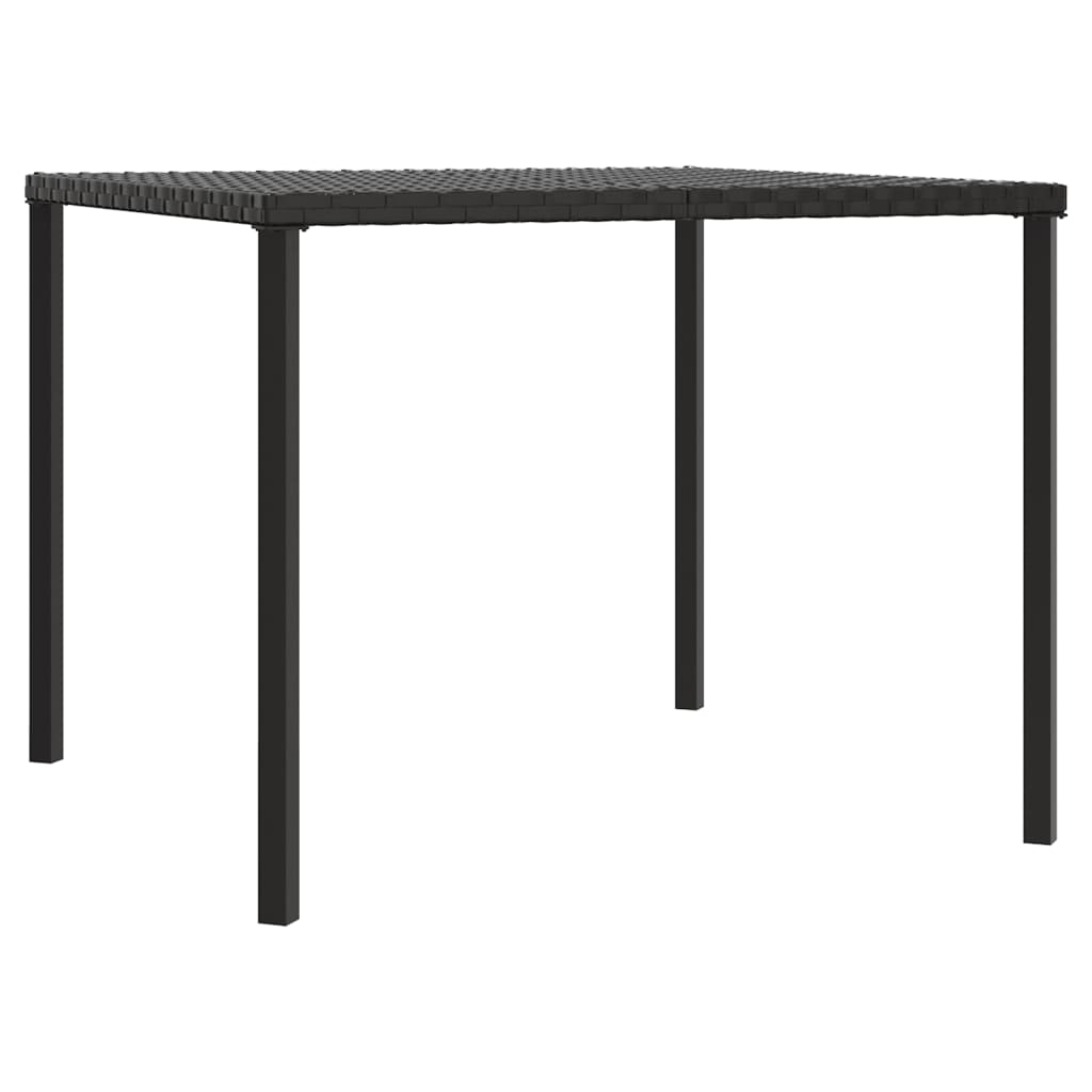 2 részes szürke polyrattan kerti étkezőgarnitúra párnákkal