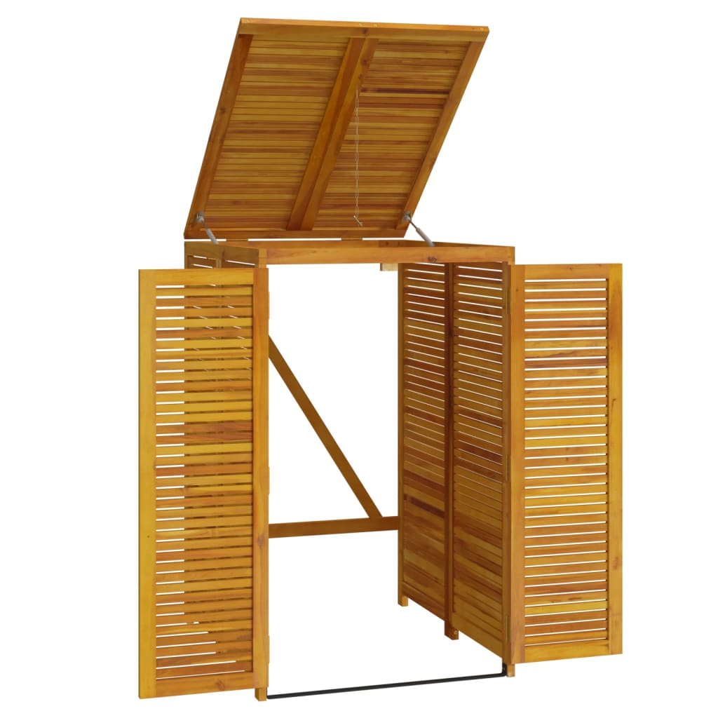 tömör akácfa kukatároló fészer 70 x 89 x 117 cm