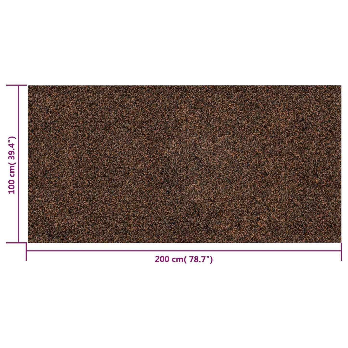 Parafa tekercs Barna 200 x 100 cm Para és gumi