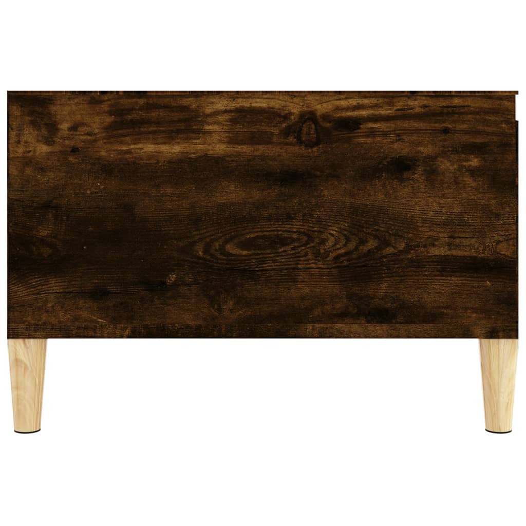 füstös tölgy színű fatermék dohányzóasztal 55x55x36,5 cm