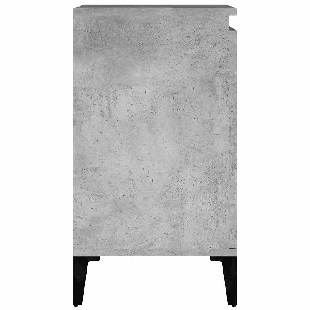 betonszürke szerelt fa mosdószekrény 58x33x60 cm