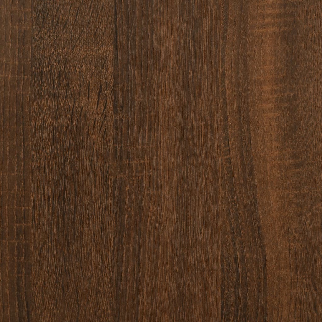 barna tölgyszínű szerelt fa mosdószekrény 80 x 33 x 60 cm