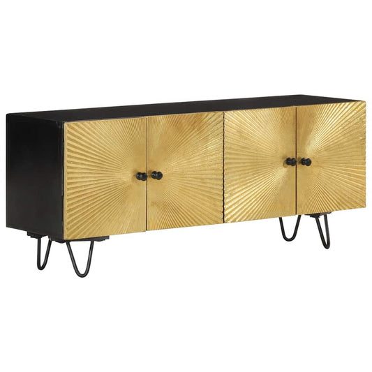 tömör mangófa TV-szekrény 110 x 30 x 45 cm