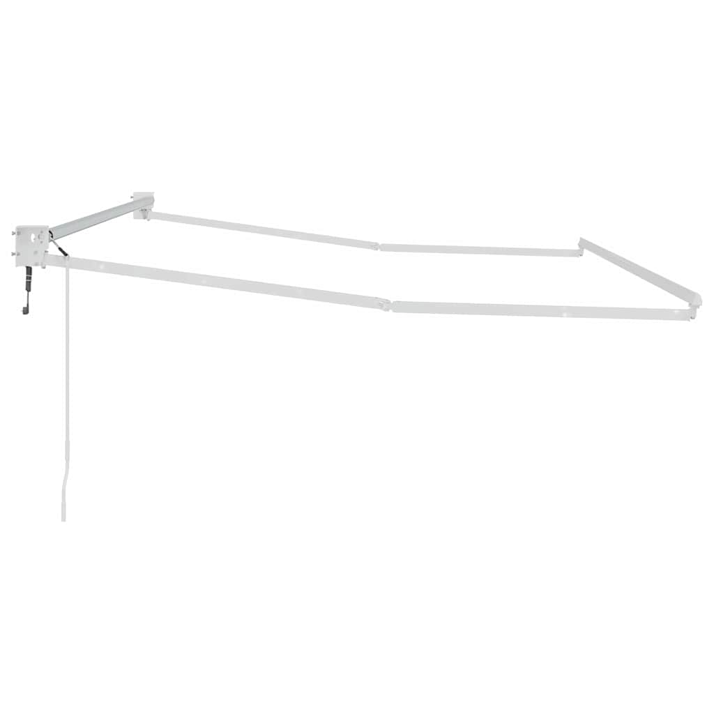 Behúzható napernyő váz Fehér 300 x 250 cm Alumínium