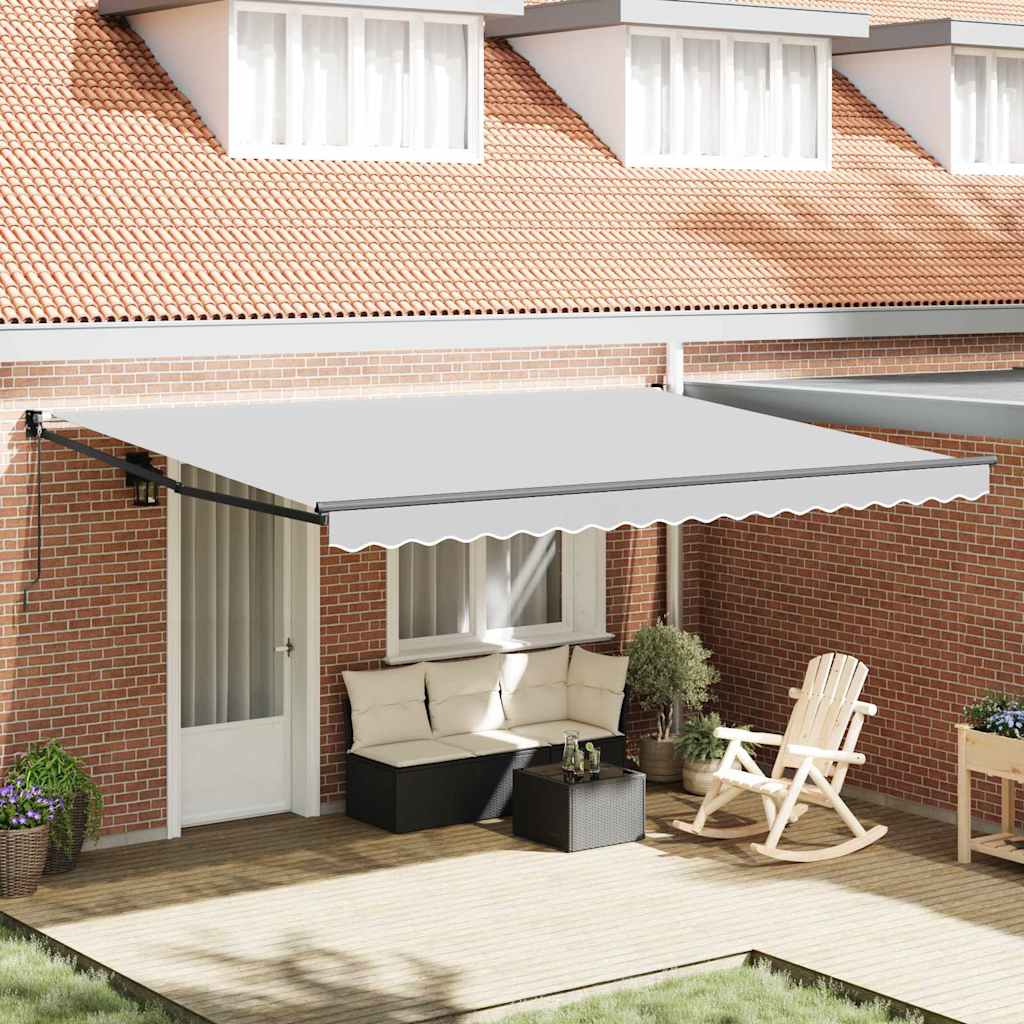 Behúzható napernyő váz Antracit 450 × 300 cm Alumínium