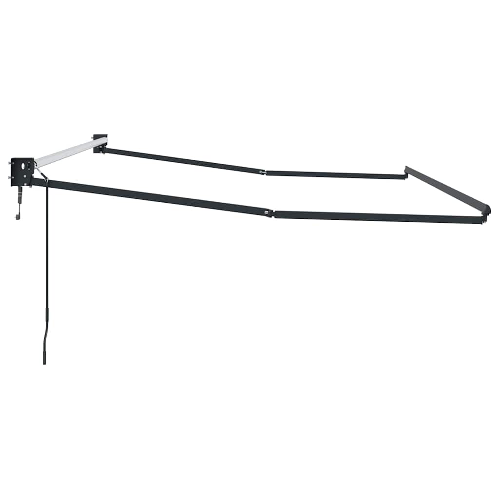 Behúzható napernyő váz Antracit 350 x 250 cm Alumínium