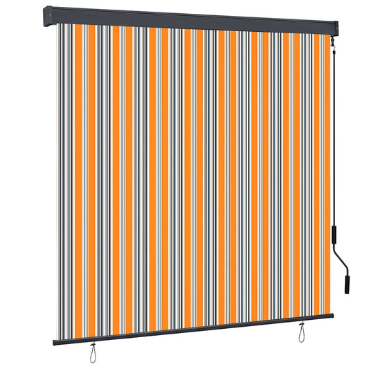 Roletta Sárga és Kék 180 x 250 cm Szövet és Alumínium