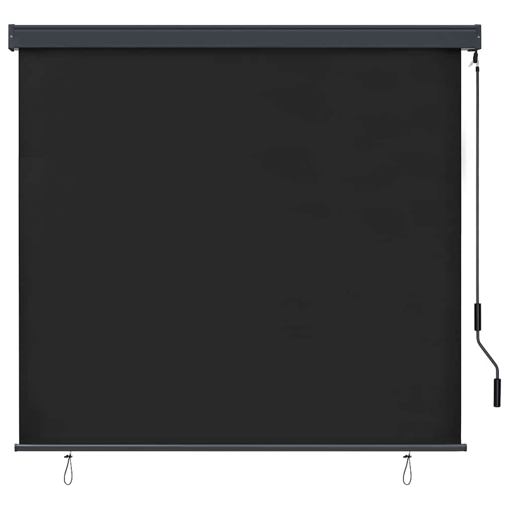 Roletta Antracitszürke 180 x 250 cm Szövet és Alumínium