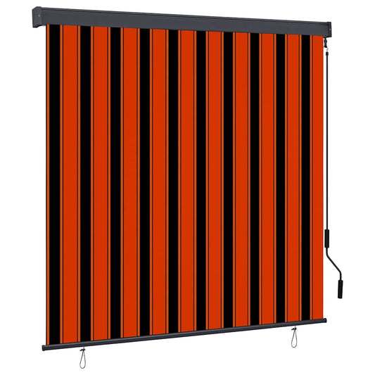 Roletta Narancs és Barna 180 x 250 cm Szövet és Alumínium