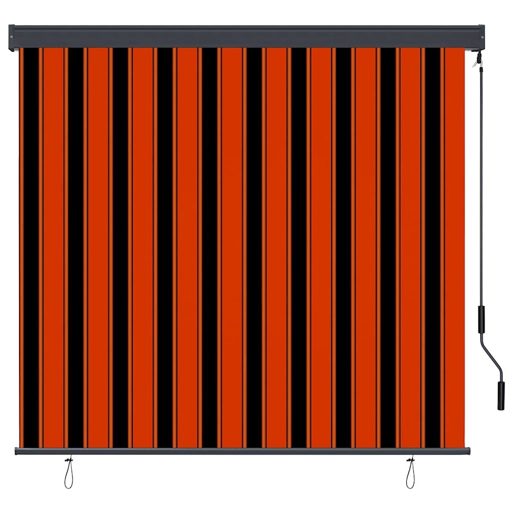Roletta Narancs és Barna 180 x 250 cm Szövet és Alumínium