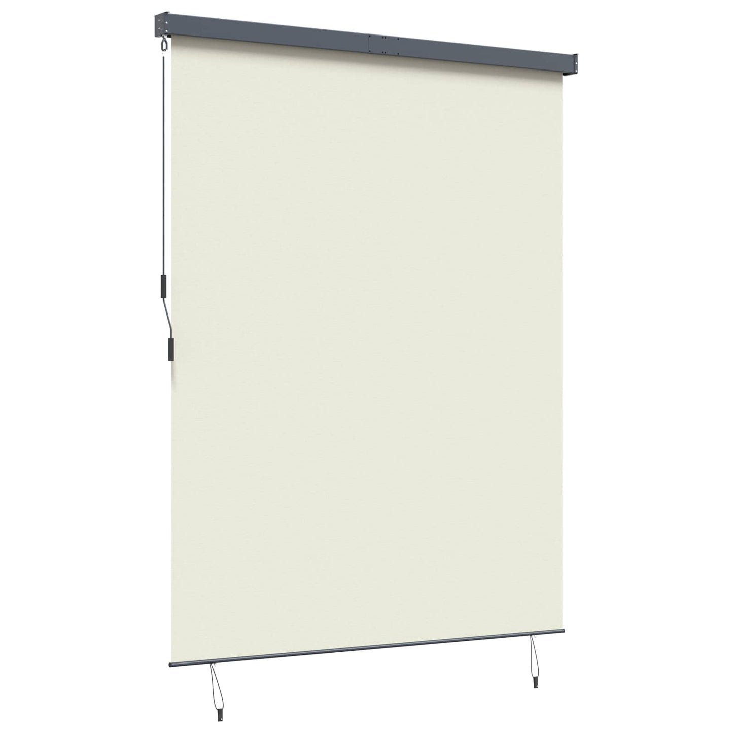 Roletta Krémszínű 220 x 250 cm Szövet és Alumínium