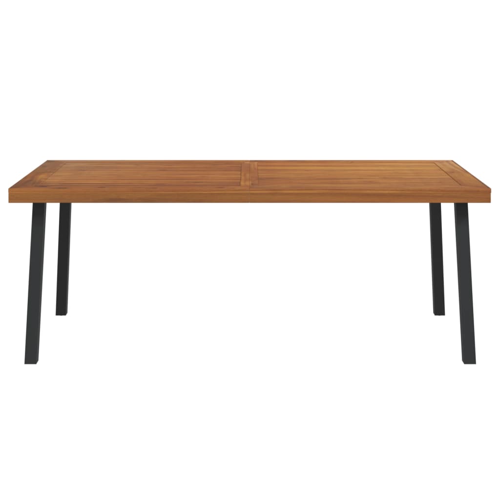 tömör akácfa kerti asztal 200 x 100 x 75 cm