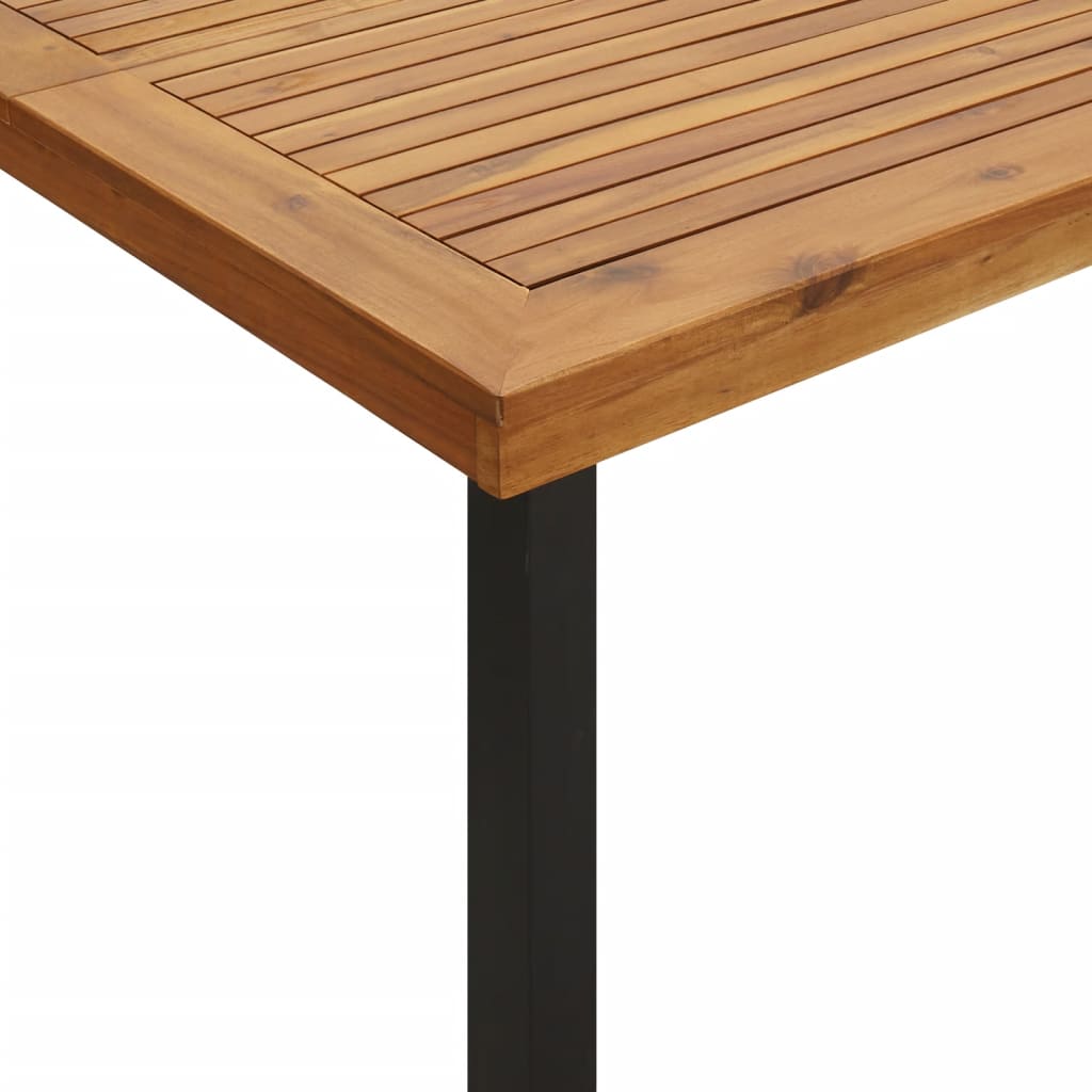 tömör akácfa kerti asztal 200 x 100 x 75 cm