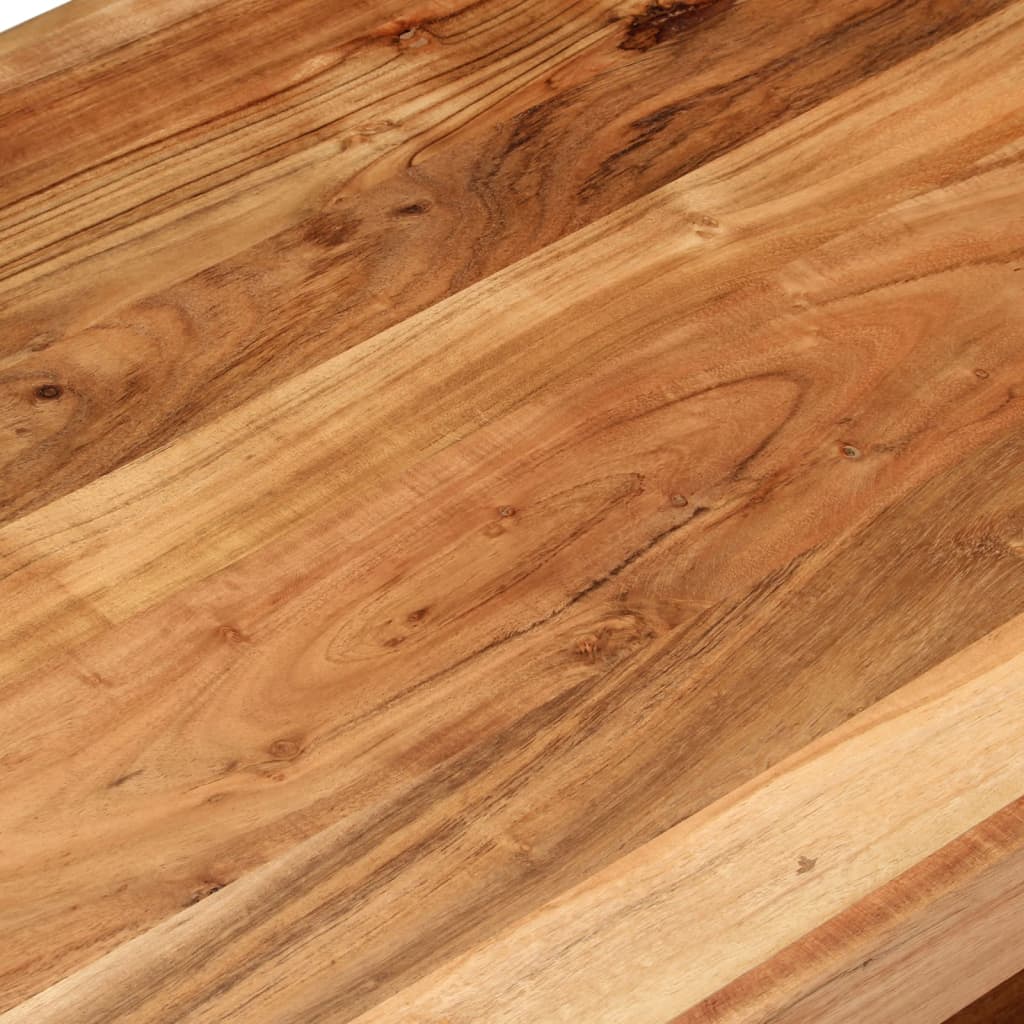 tömör akácfa dohányzóasztal 120 x 55 x 40 cm