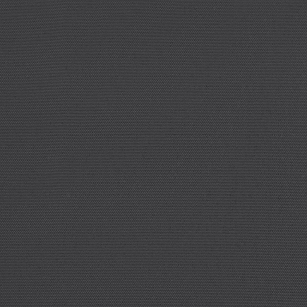 fekete dupla tetős napernyő LED-ekkel 316x145 cm