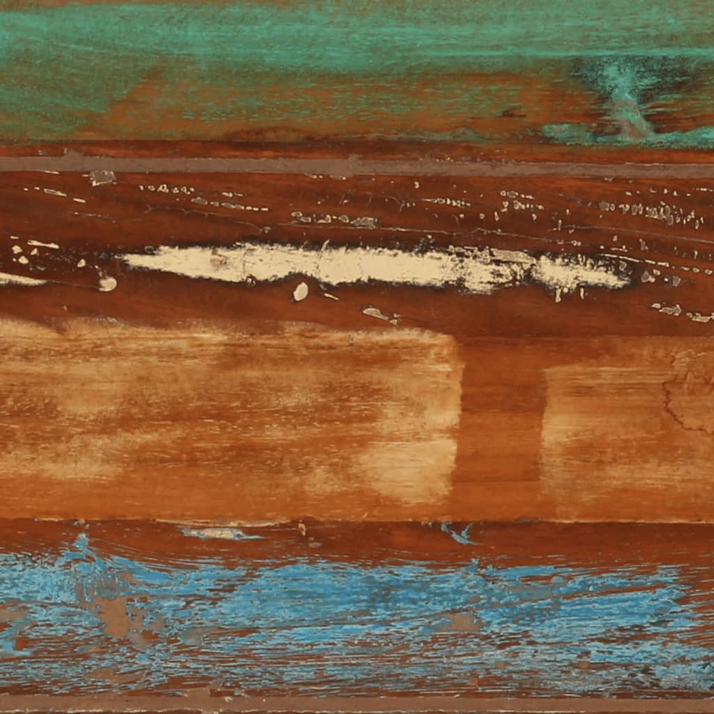 tömör újrahasznosított fa tálalóasztal 110 x 30 x 75 cm