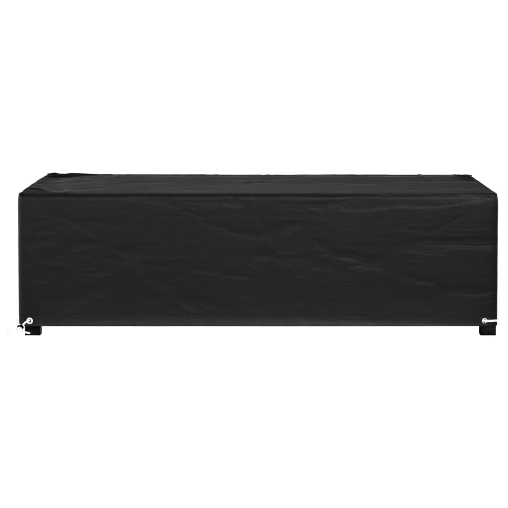 téglalap alakú kerti bútor huzat 8 fűzőlyukkal 125 x 70 x 35 cm