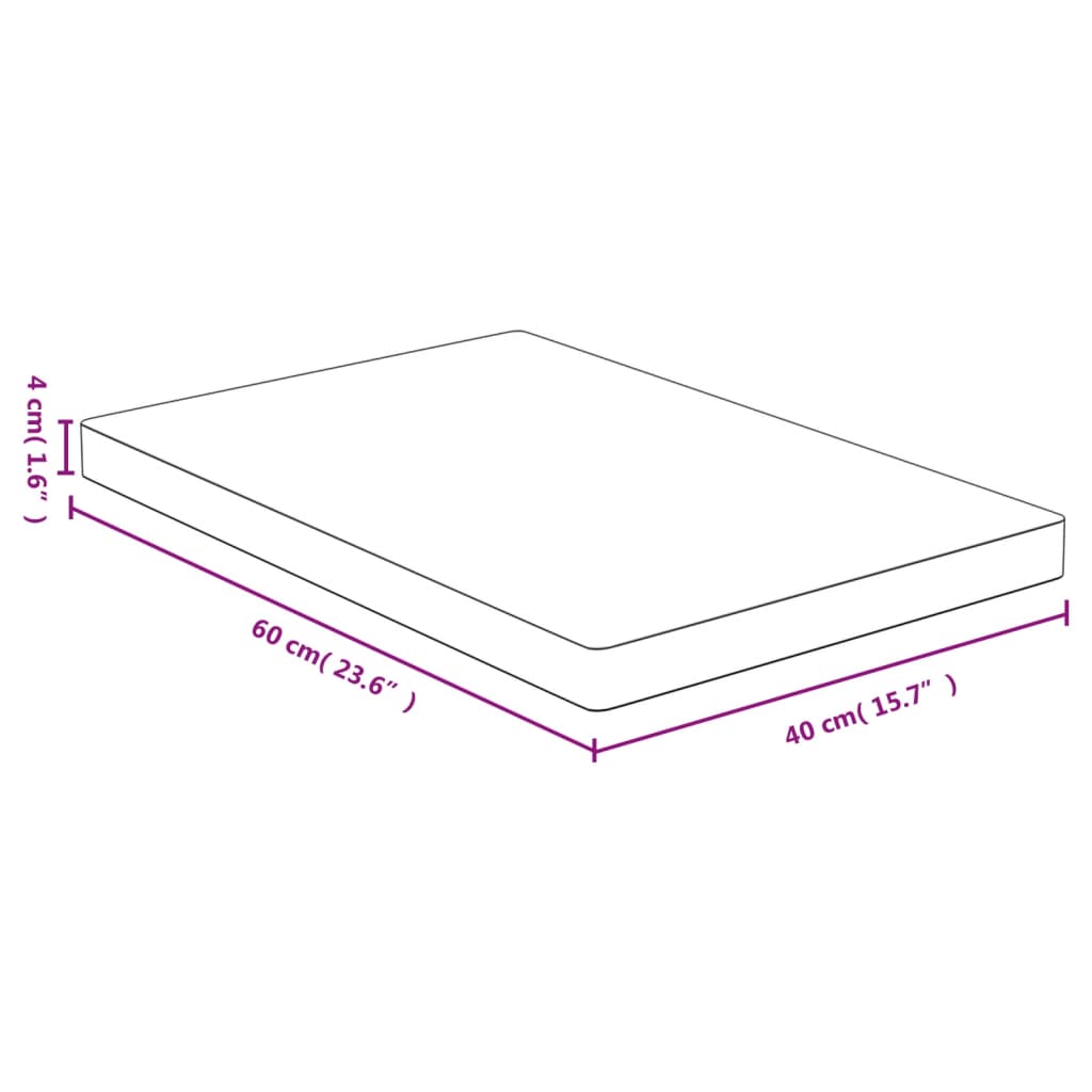 bambusz asztallap 40 x 60 x 4 cm