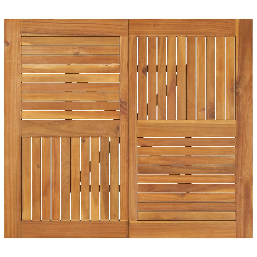 tömör akácfa kerti asztal 85 x 85 x 75 cm