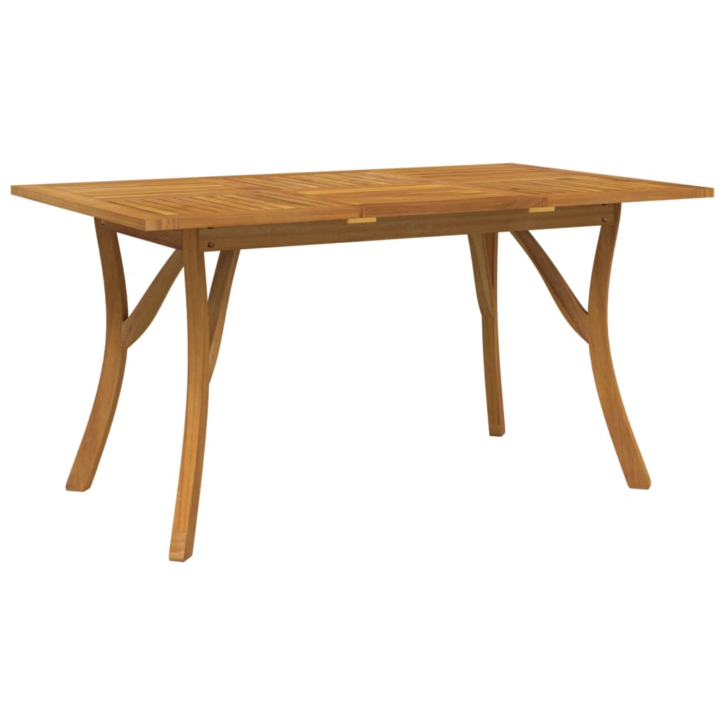 tömör akácfa kerti asztal 150 x 90 x 75 cm