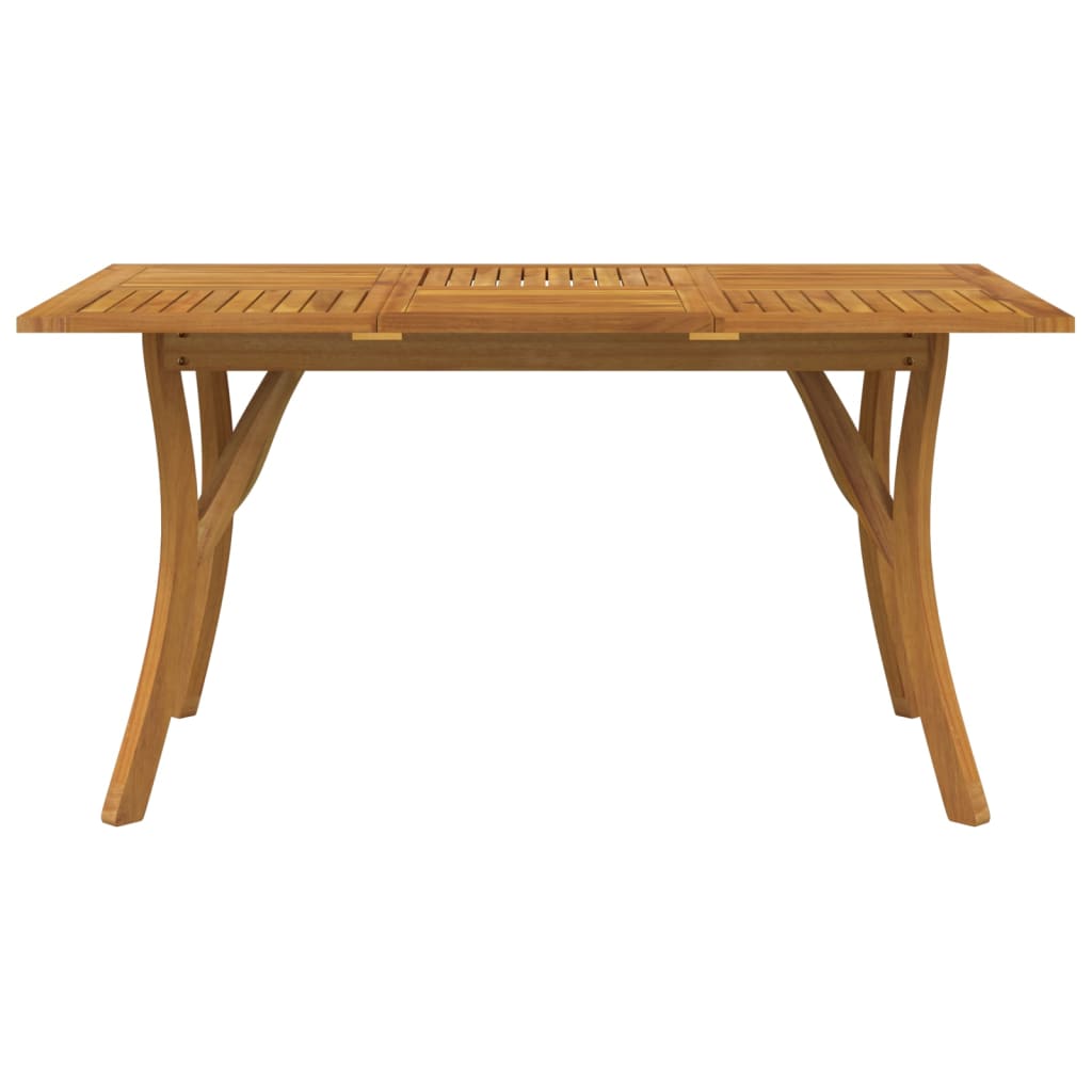 tömör akácfa kerti asztal 150 x 90 x 75 cm