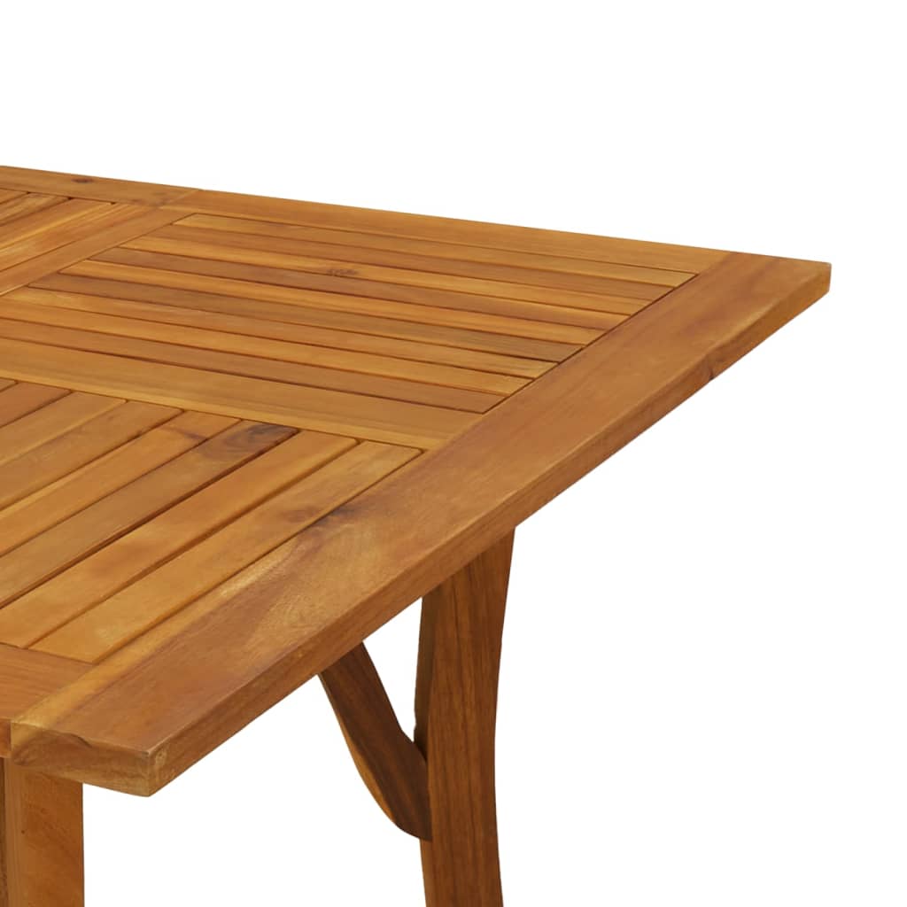 tömör akácfa kerti asztal 150 x 90 x 75 cm