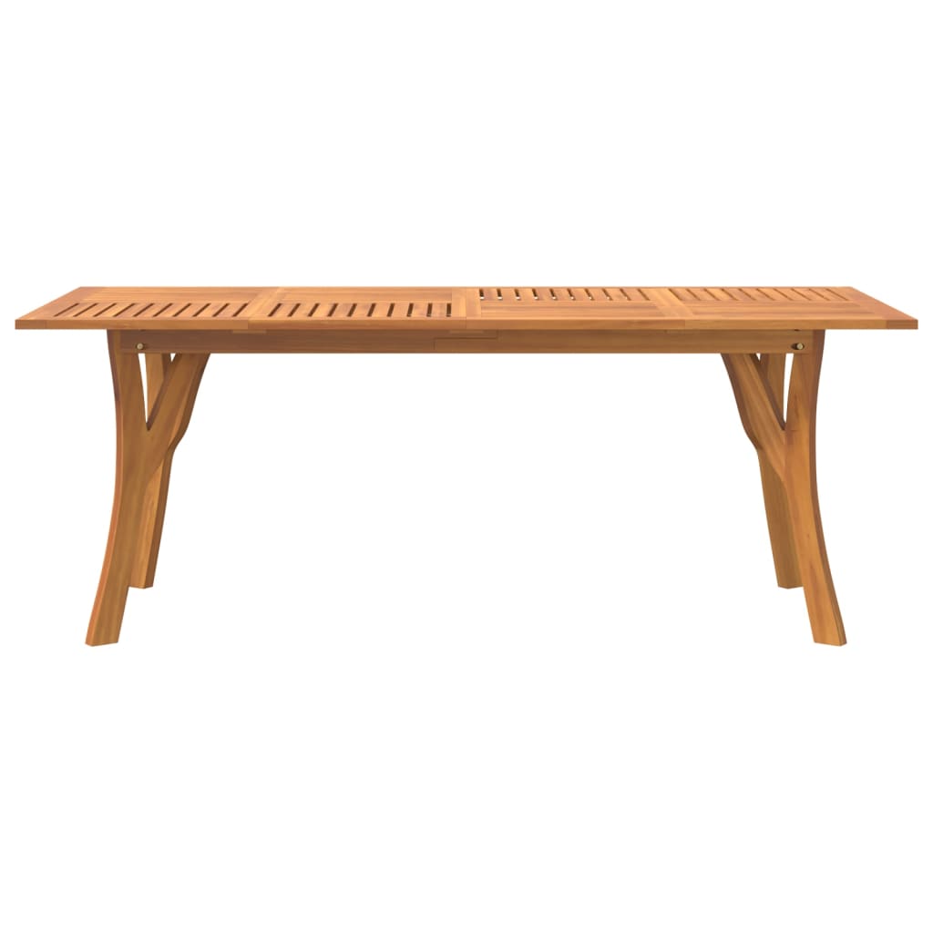 tömör akácfa kerti asztal 200 x 90 x 75 cm