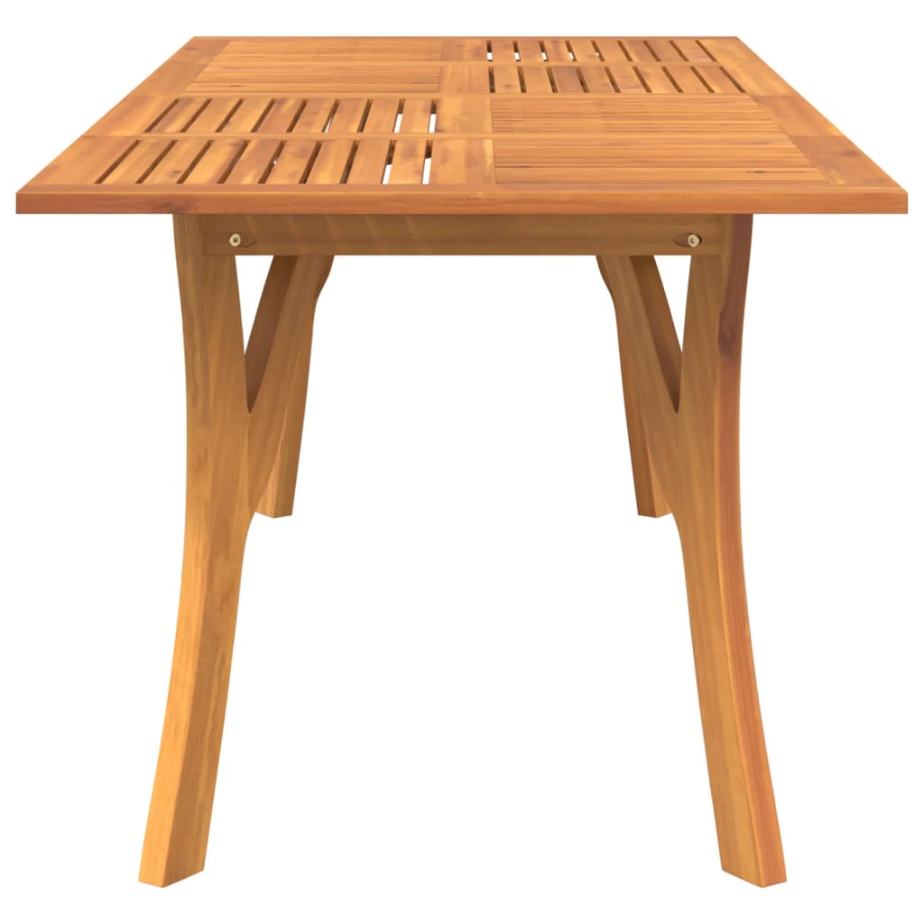 tömör akácfa kerti asztal 200 x 90 x 75 cm