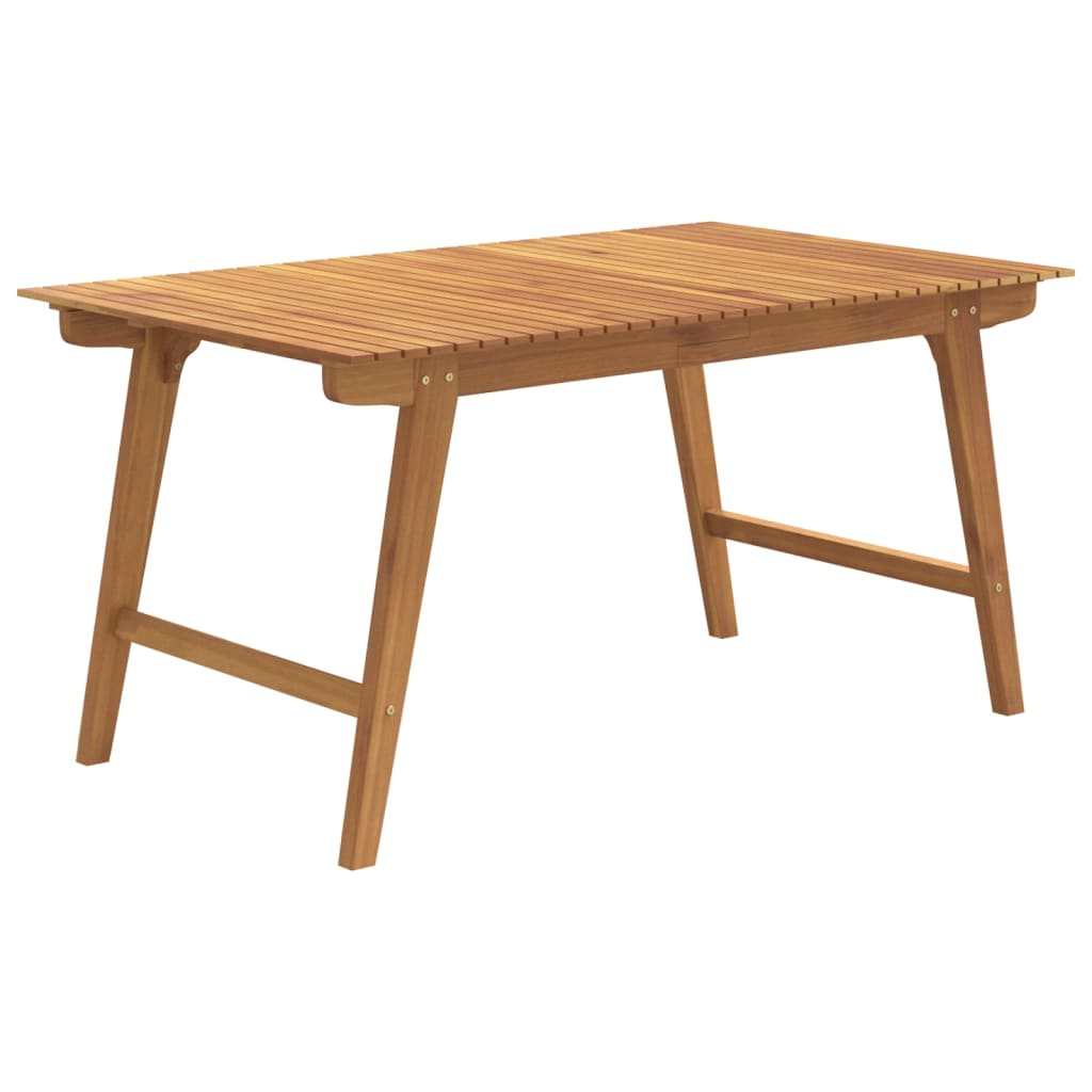 tömör akácfa kerti asztal 150 x 90 x 75 cm