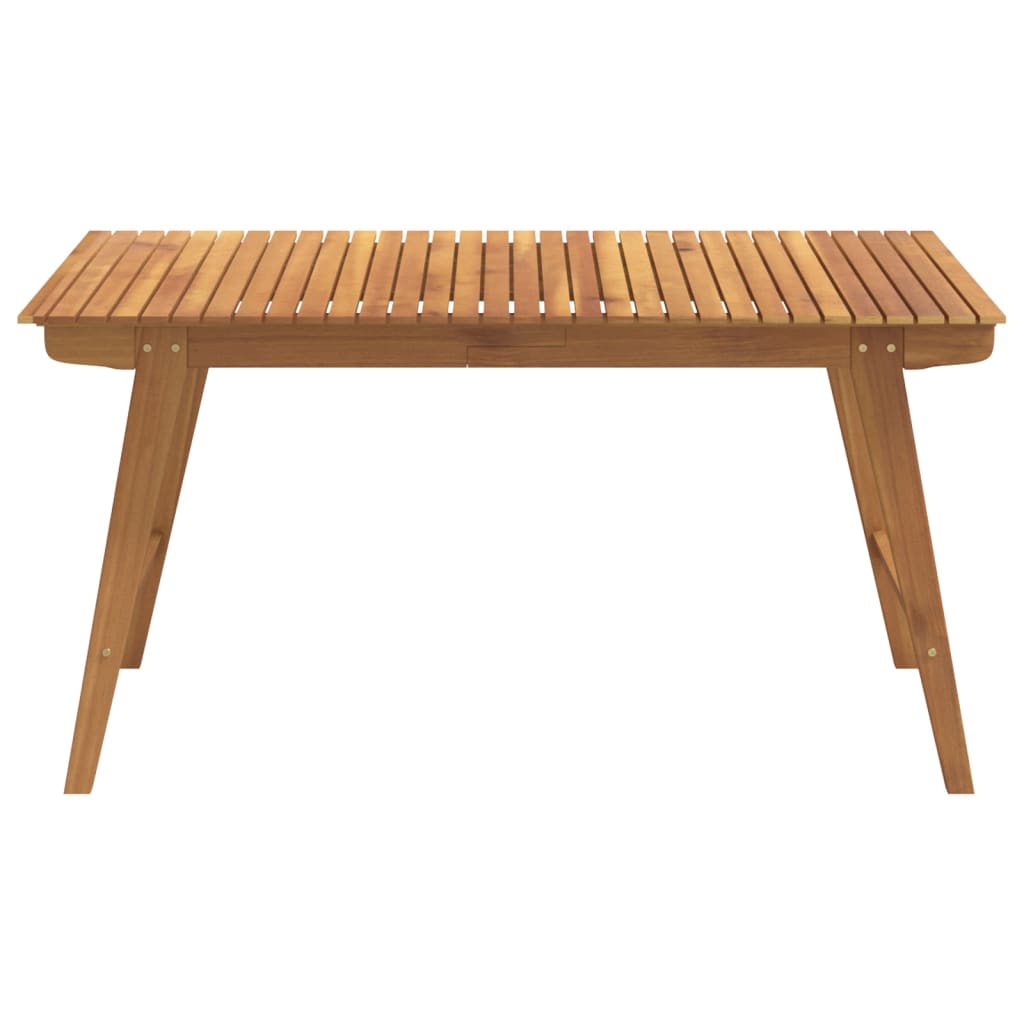 tömör akácfa kerti asztal 150 x 90 x 75 cm