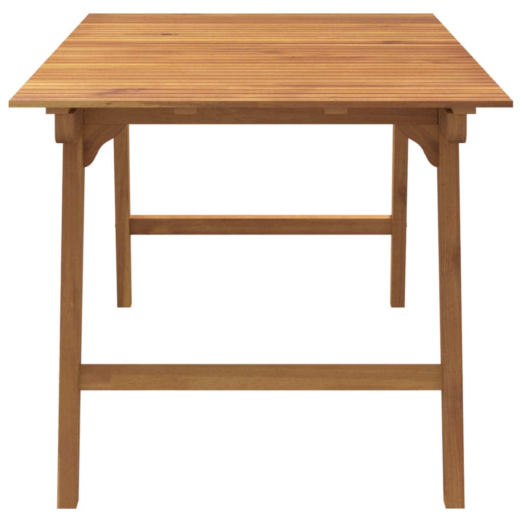 tömör akácfa kerti asztal 150 x 90 x 75 cm