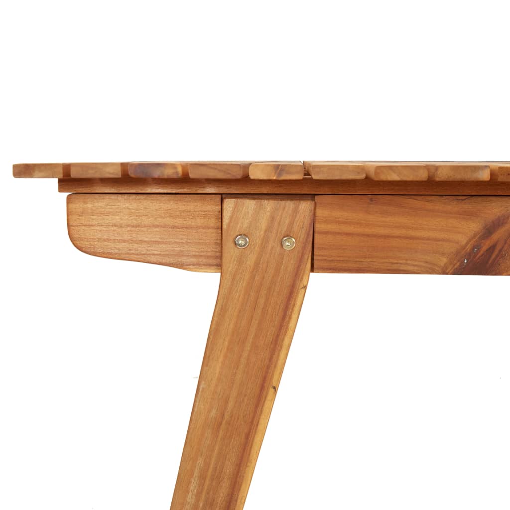 tömör akácfa kerti asztal 150 x 90 x 75 cm