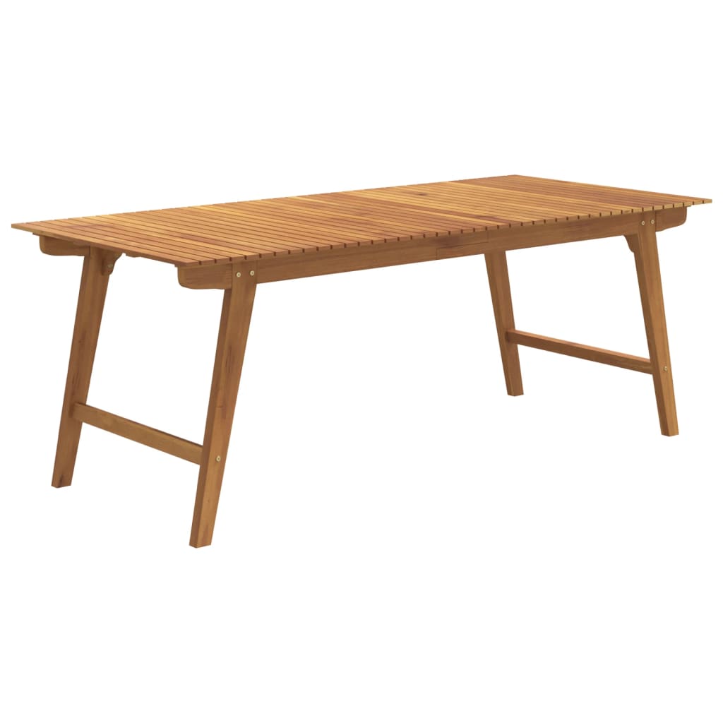 tömör akácfa kerti asztal 200 x 90 x 75 cm