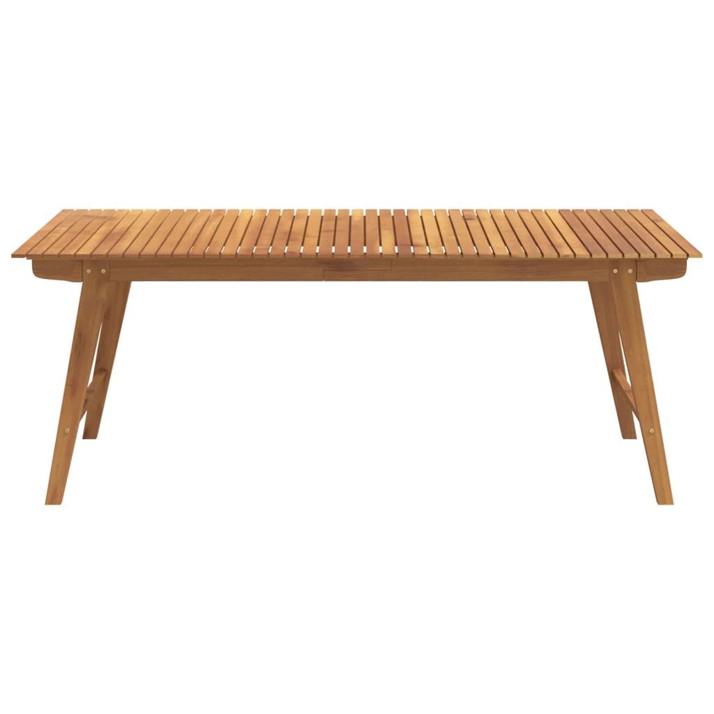 tömör akácfa kerti asztal 200 x 90 x 75 cm